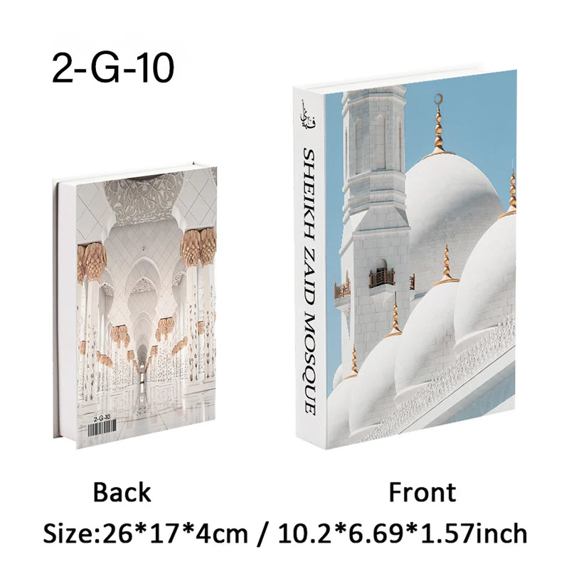 Islamic Church Writing Culture Fake Books Decorative Coffee Table Decoration Storage Box Bookshelf Bedroom Aesthetic Home Decor