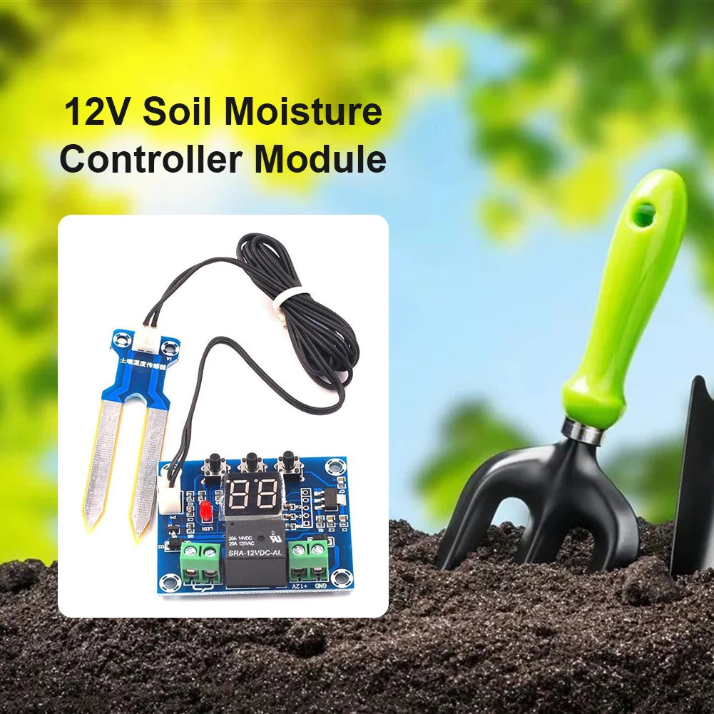 Irrigation System Automatic Detector Soil Humidity Sensor Controller Irrigation System Automatic Watering Module 12V