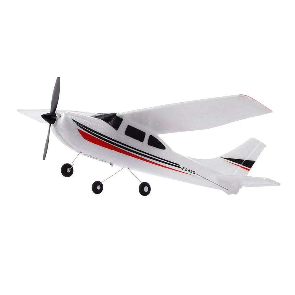 WLtoys 2.4G F949 RC Airplane Cessna 182 3D6G 3Ch Fixed Wing Plane Outdoor Drone RTF With Gyroscope RC Toy Gift for Adults