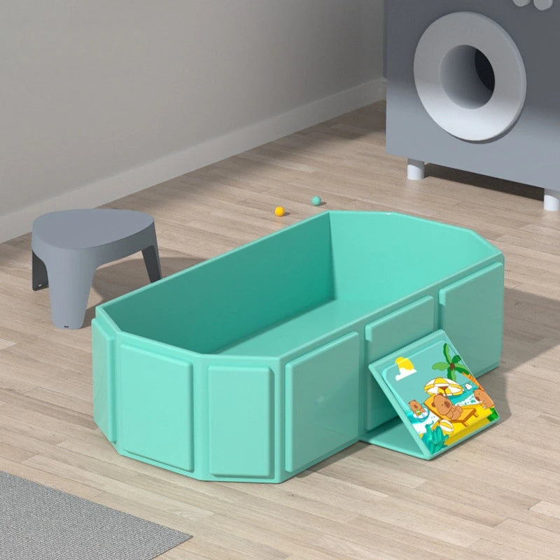 Baby Bathtub,Portable Baby Tub,Quick Pop Up Non Inflatable Bathtub Space-Saving,Durable Tubs for 0~8 Years old Infants