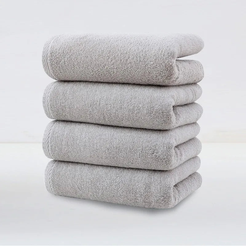 4 Pack Cotton Towel Set, 78*33cm, 30.7*12.99in, Highly Absorbent, Soft, Skin-Friendly and Durable, Can Be Used for Home Bathroom, Face Washing, Bathing, Traveling, Swimming and Gyms