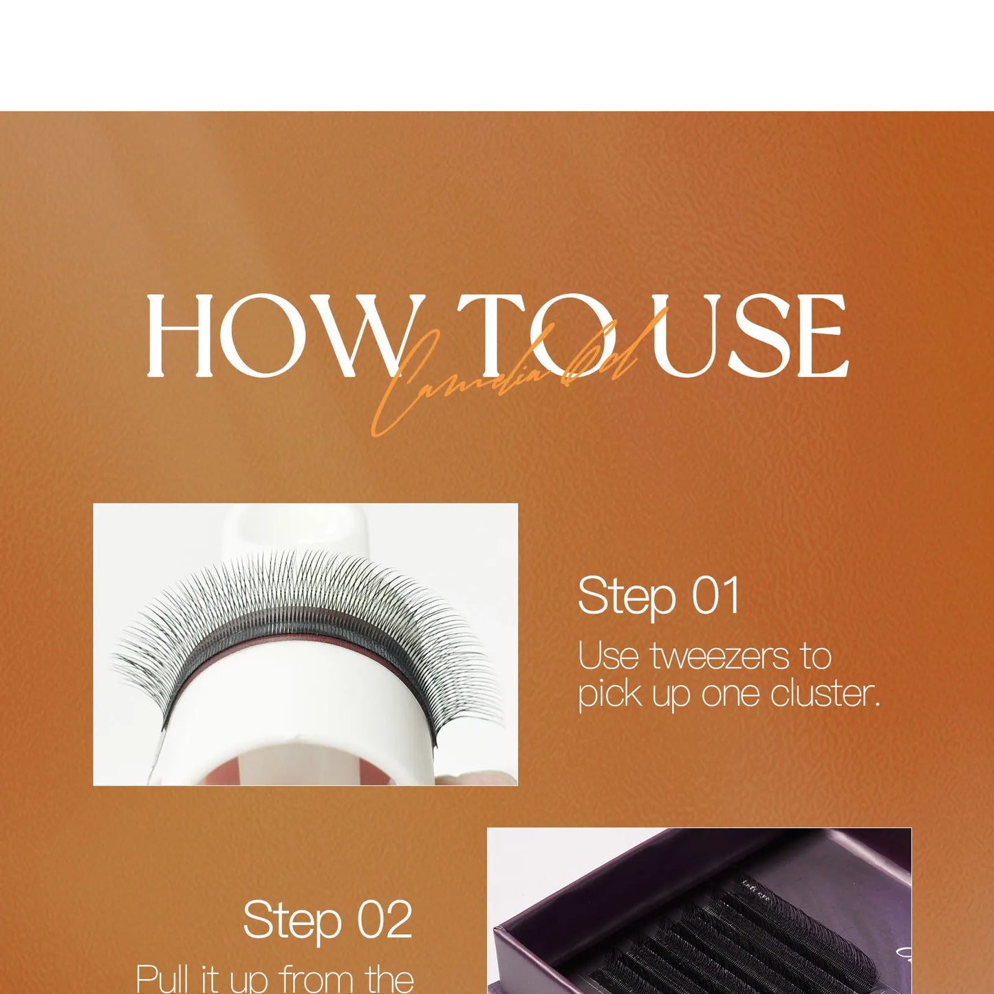 DeceMars  Camellia 6D Eyelash Extensions Flying Eyelash