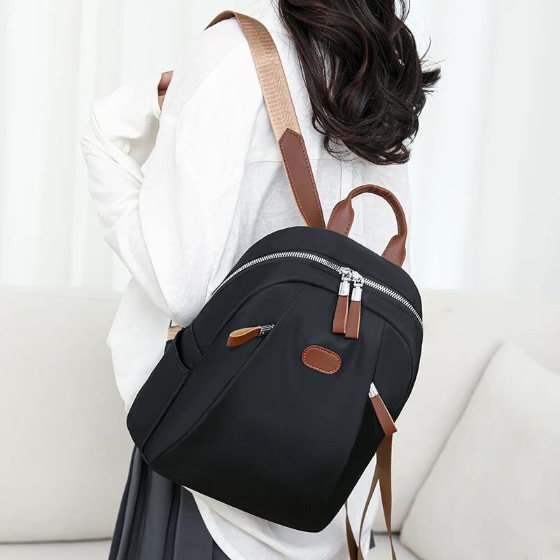 High Quality School Student Backpacks Large Capacity Travel Bags Fashion nylon Cloth Bag Trendy Computer Bag Backpack Washable
