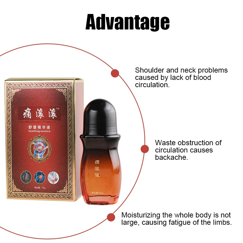 Guasha Oil Massage Muscle Sprain Bruises Lubricating Smooth Promote Blood Circulation SPA Massage Tool Health Care 75ML