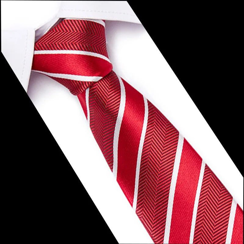 Hot Sale Necktie Man 7.5 cm Silk Tie Solid Color Gravatas Suit Accessories Fit Wedding Holiday Party