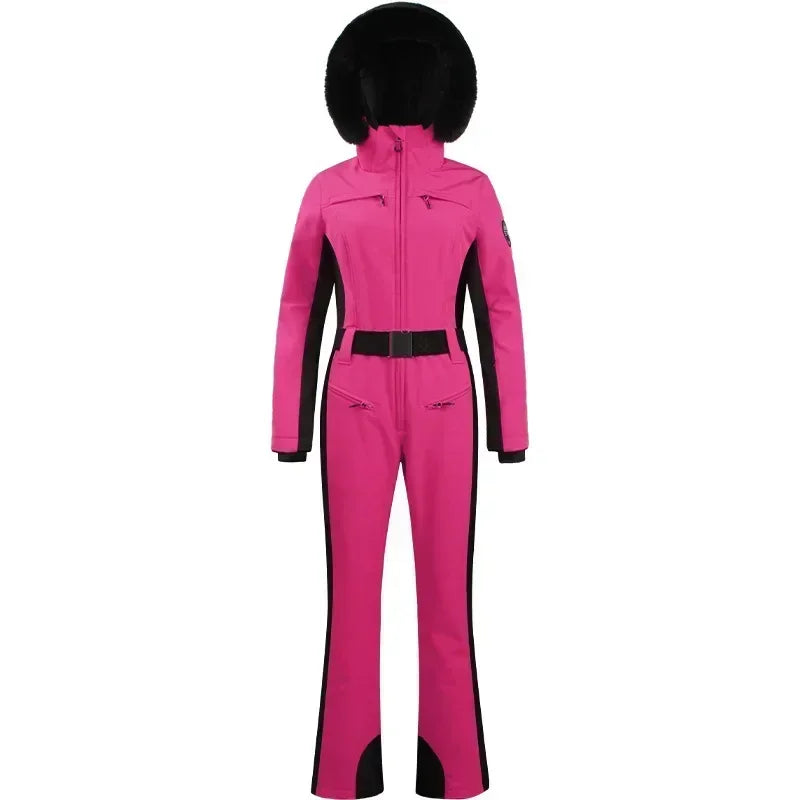 Skiing Suites 2025 Winter Snowboard Wear Outdoor Sports Overalls New 1PS Warm Female Ski Clothing Windproof Waterproof Jumpsuits