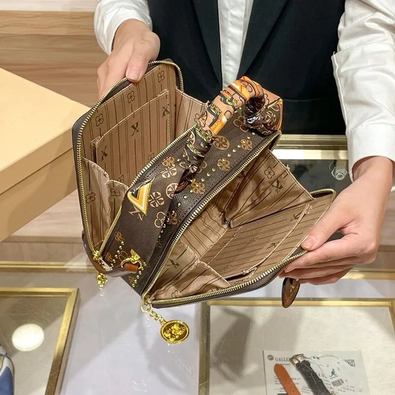 Ladies' handbag, light luxury square bag, 2026 autumn and winter new style, high-end and high designer single shoulder crossbody