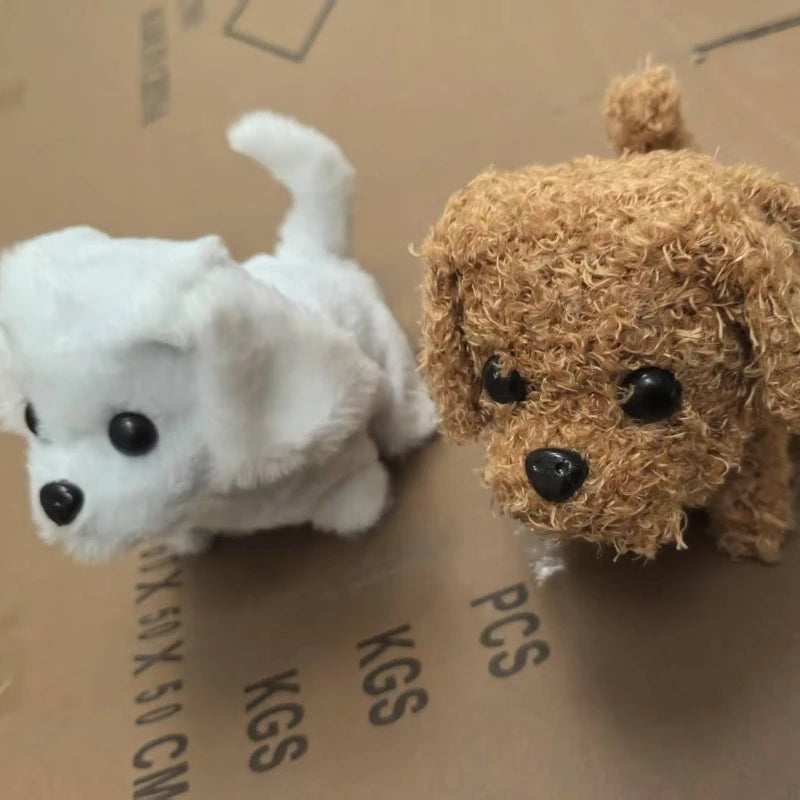 Plush Puppy Electronic Toy Dog Adorable Kids' Smart Interactive Walks Barks Jumps Wags Tail Baby Birthday Gift