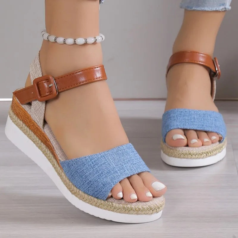 Fashion Shoes Sandals Women Wedge Sandals For Women Casual Women's Sandals Elegant Soft Female Zapatos De Mujer Footwear