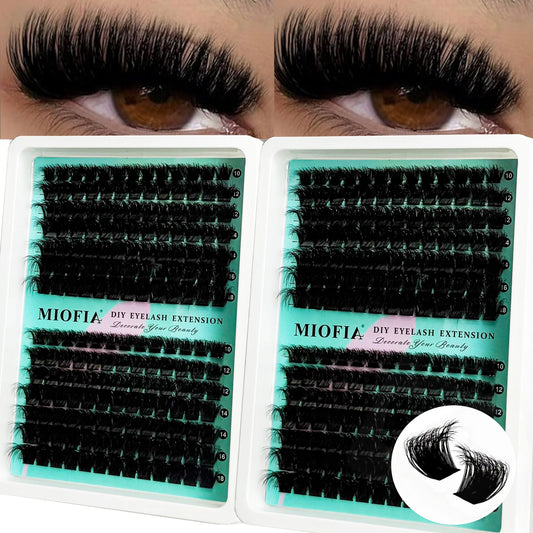 150D/100D/80D/50D Mink Eyelashes 1 Box/14 Rows Natural DIY Eyelash extension 3D Russia Individual Eyelash Cluster Lashes Cilia