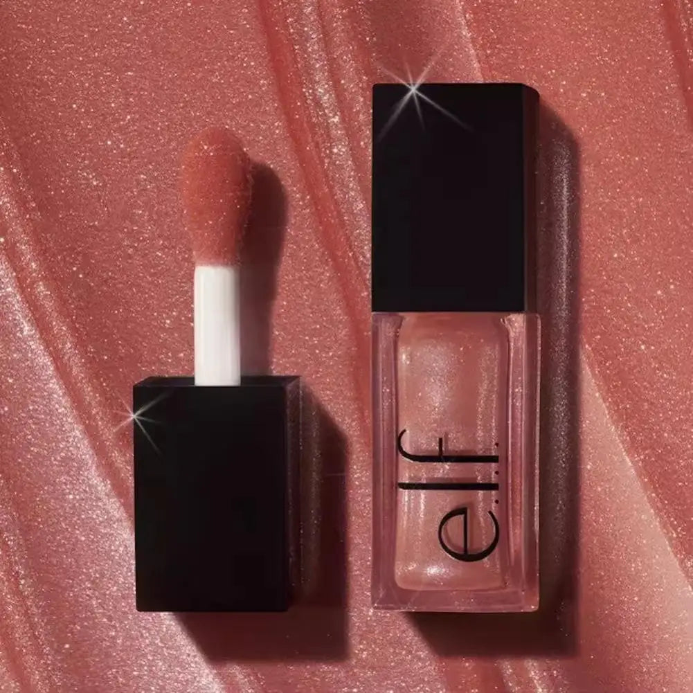 Elf Divine Wine Shiny Lip Glaze Crystal Glossy Finish Long-Lasting Lip Color Cosmetic Beauty Product