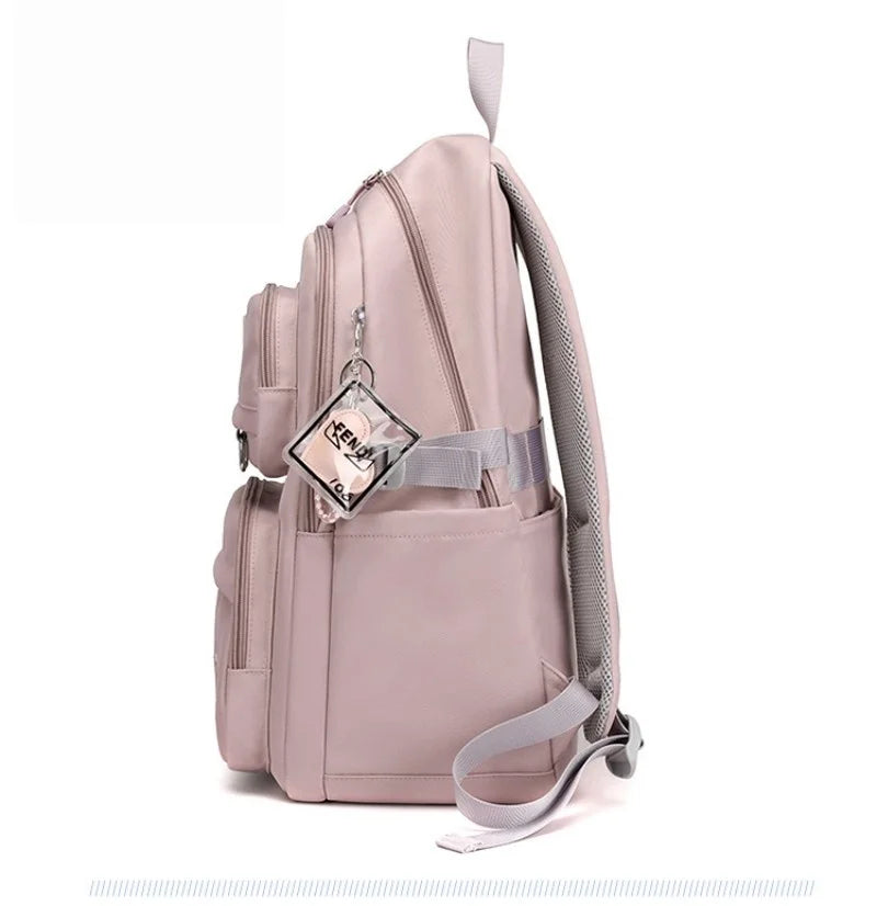 School Bag for Students Large Capacity Secondary School Pupils Backpack Lightweight Reduces Burden and Stress
