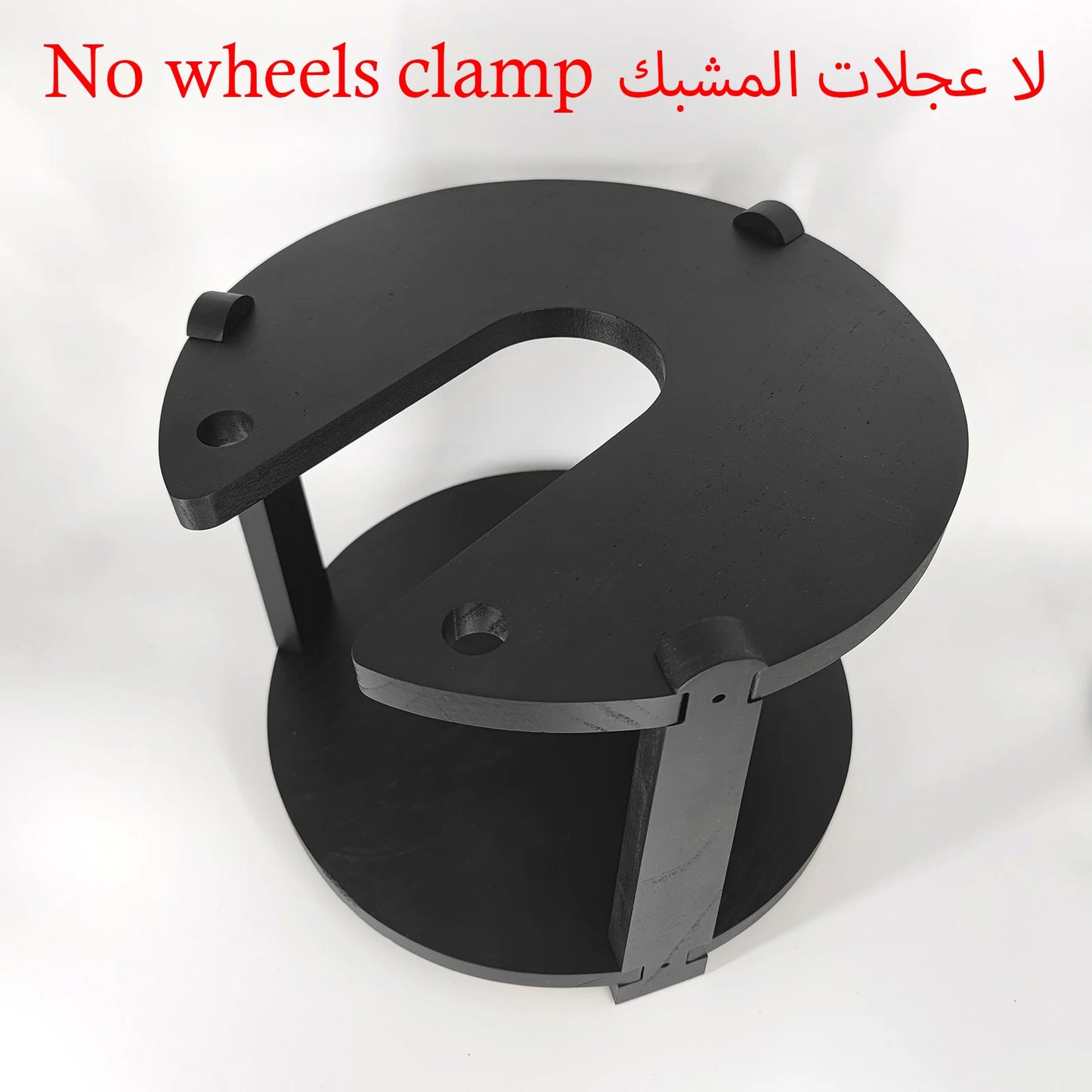 Shisha Stand Portable Wooden Hookah Table Holder Station With Wheels Rolling for Vase protection Hose Clamp Nargile Accessories