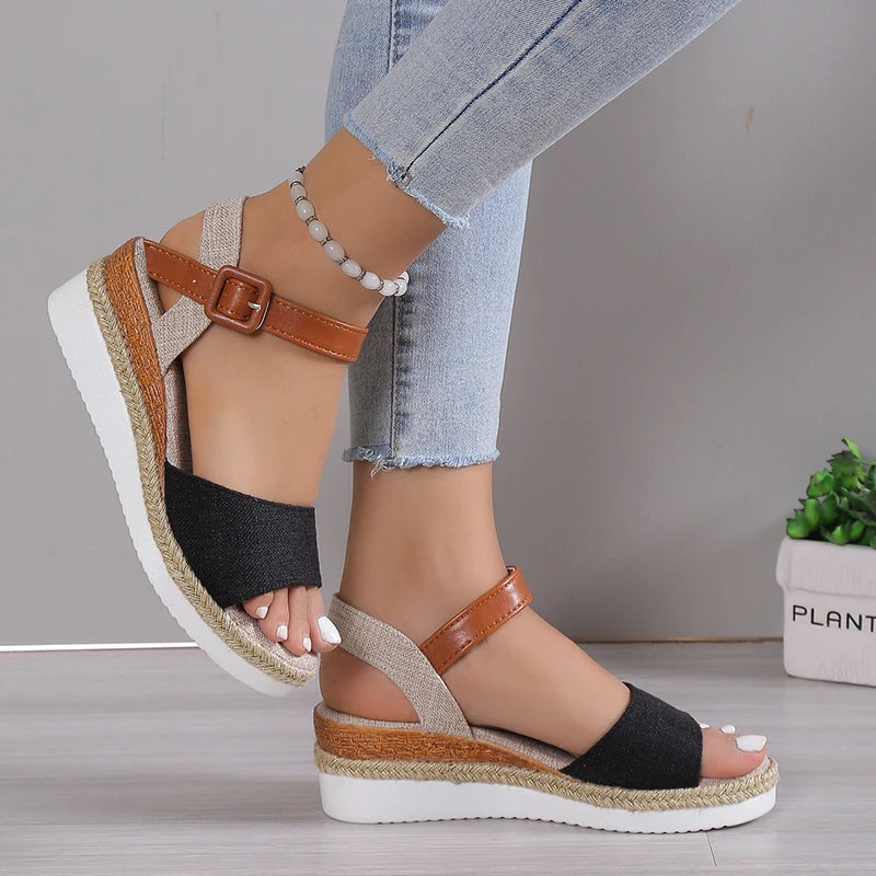 Fashion Shoes Sandals Women Wedge Sandals For Women Casual Women's Sandals Elegant Soft Female Zapatos De Mujer Footwear