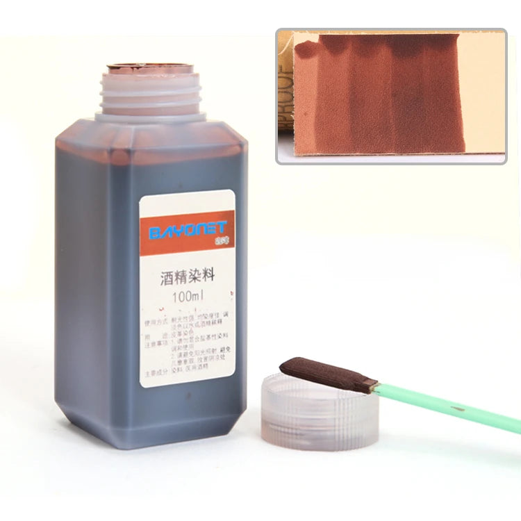 100ml 16 Color Leather Alcohol Dye Can Be Diluted Dyeing Paint DIY Leather Products Vegetable Tanning Repair Refurbished Dyeing