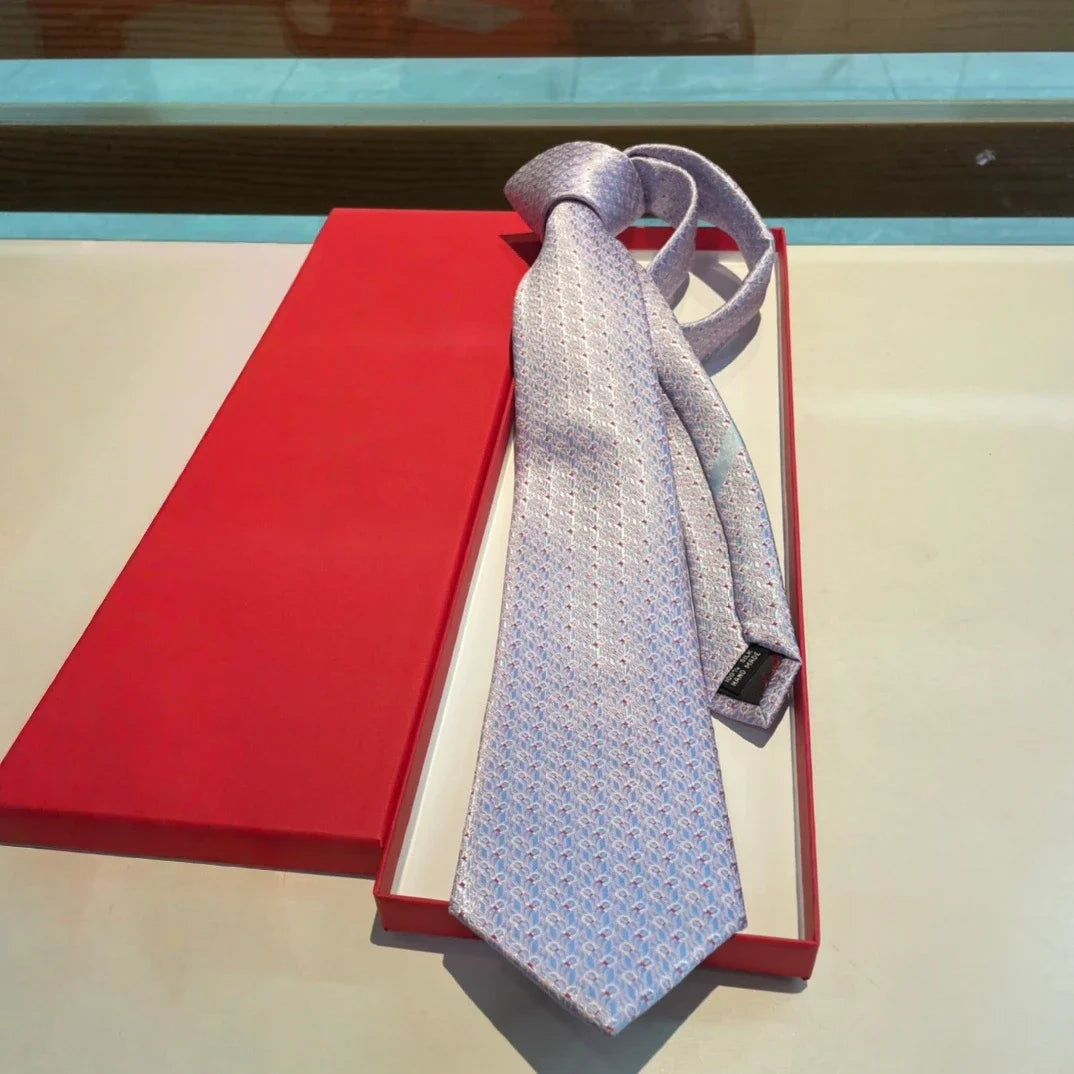 Luxury Brand Handmade Men's Neck Ties 100% Silk Ties Twill F Style High-End Business Formal Bows Ties Holiday Christmas Gifts