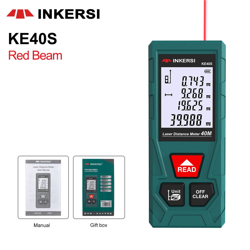 Laser Distance Meter Digital Rangefinder Roulette Trena Measuring Tape Construction Tool Laser Tape Measure Range Finder
