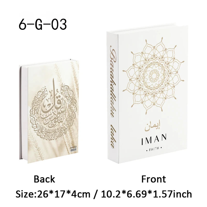 Islamic Church Writing Culture Fake Books Decorative Coffee Table Decoration Storage Box Bookshelf Bedroom Aesthetic Home Decor