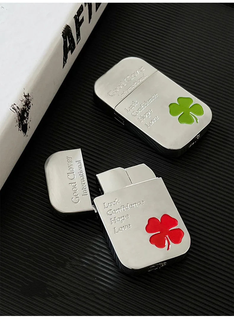 Pink Lighter Creative Lighter Kawaii Windproof Red Flame Lighter Fast Delivery High Value Green Flame Cool Gift