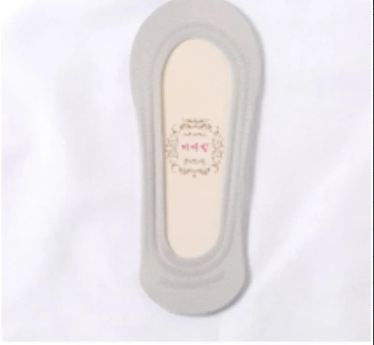Women Boat Sock Plantar Fasciitis Shoes Insole Socks Insoles for Feet Shock Absorbing Shoe Sole Invisible Non slip Shoe pads