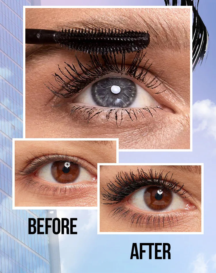 Colorful Mascara Thick Curl Waterproof Natural Eyelash Lengthens Long Lasting Quickly Dry Blue Brown Black Mascara Eye Makeup
