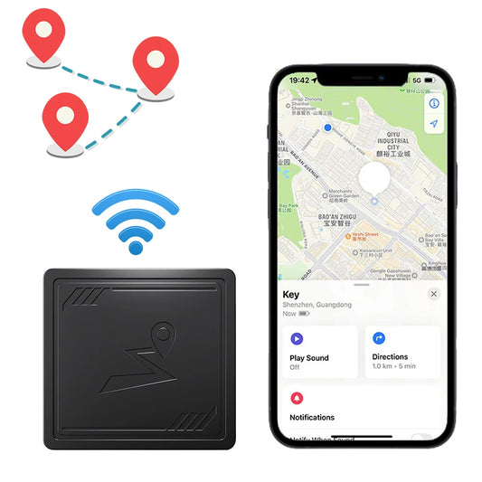 4G GPS Tracker with App Anti-Lost Recording Tracking Device Portable GPS Positioner for Elderly Children Pets Car