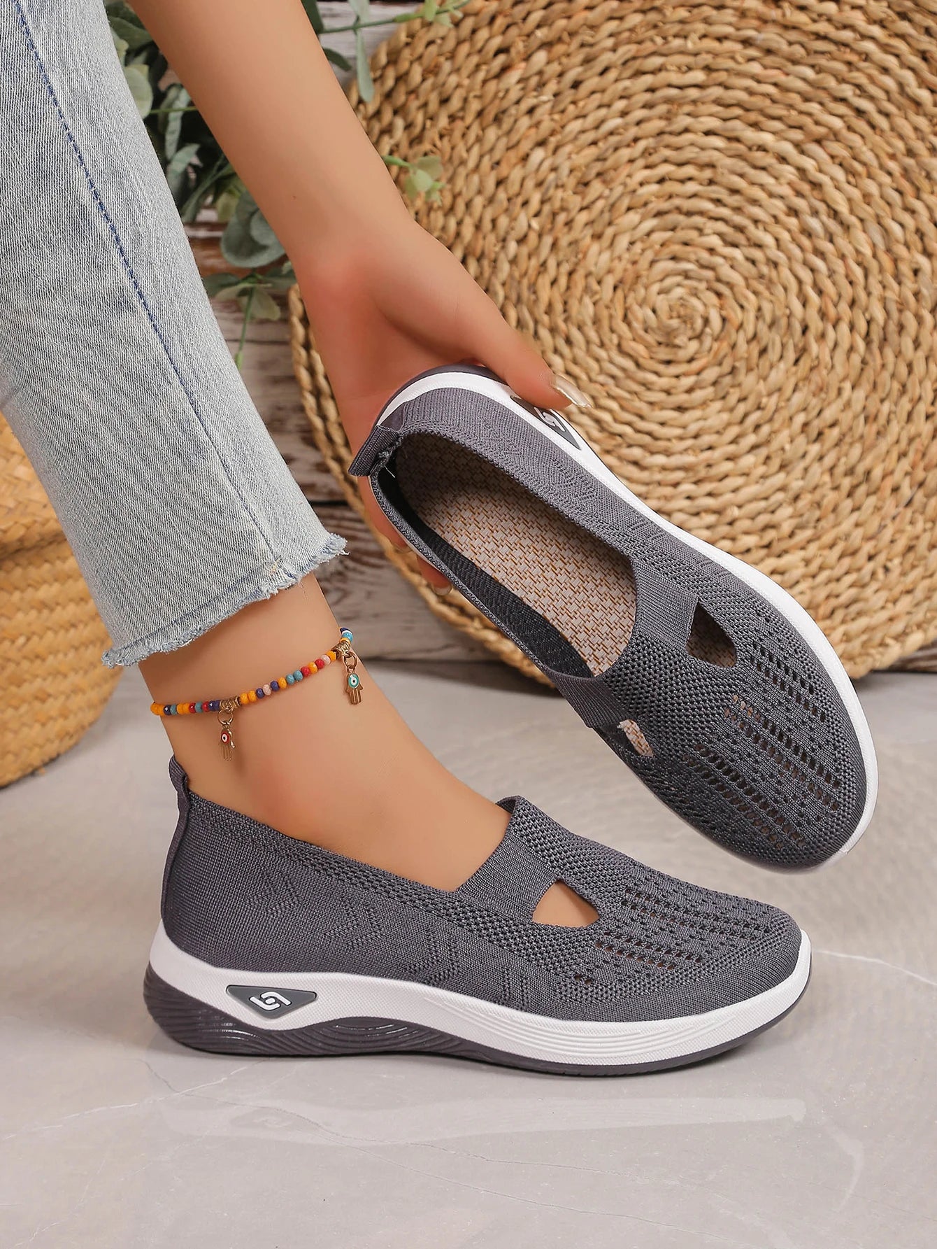women's summer shoes - casual sneaker, simple, Lightweight, breathable, one-foot pedal women shoes sale shoes with free shipping