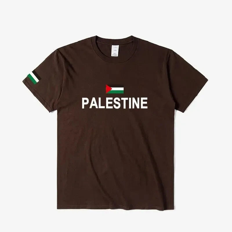 Palestine Palestinian National flag t shirt Fashion Jersey Nation Team 100% Cotton T-shirt Tees Country Sporting Gyms PS PSE Top