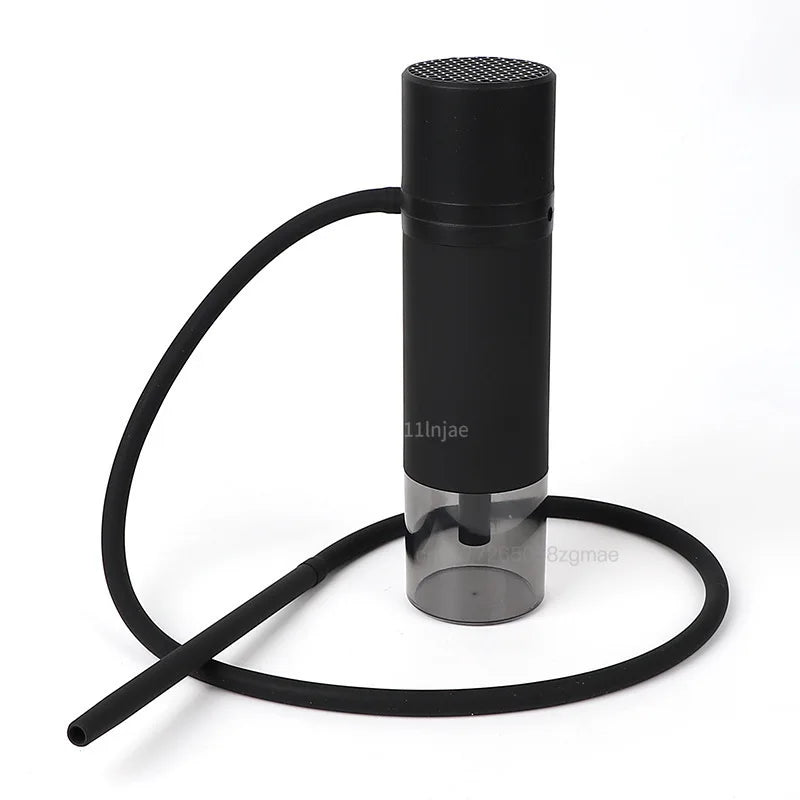 Portable Water Pipe Set for A Car with A Mini Shisha Silicone Hose for Traveling Outside Mobile Water Pipe Narguile Chichama