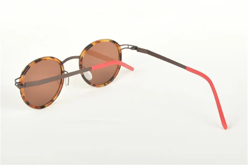 Germany Brand Polarized Sunglasses Men Women Round Driving Outdoor Glasses Frame UV Protect Sun Glasses Optical Eyeglasses Gafas