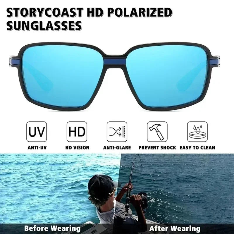 Good Quality Polarized Fishing Sunglasses Men's Driving Shades Male Sun Glasses Hiking Classic UV400 Eyewear