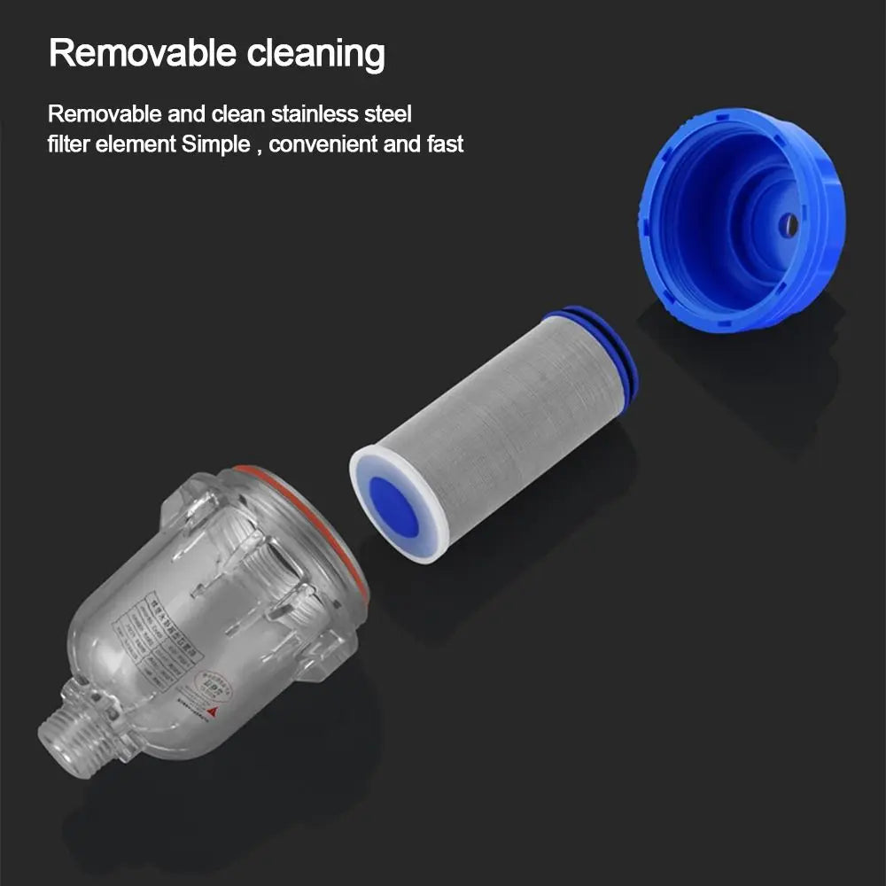 Detachable Pre-filter Household Bath Water Purifier Washing Machine Rain Shower Front Filter Water Heater Filter To Remove Scale