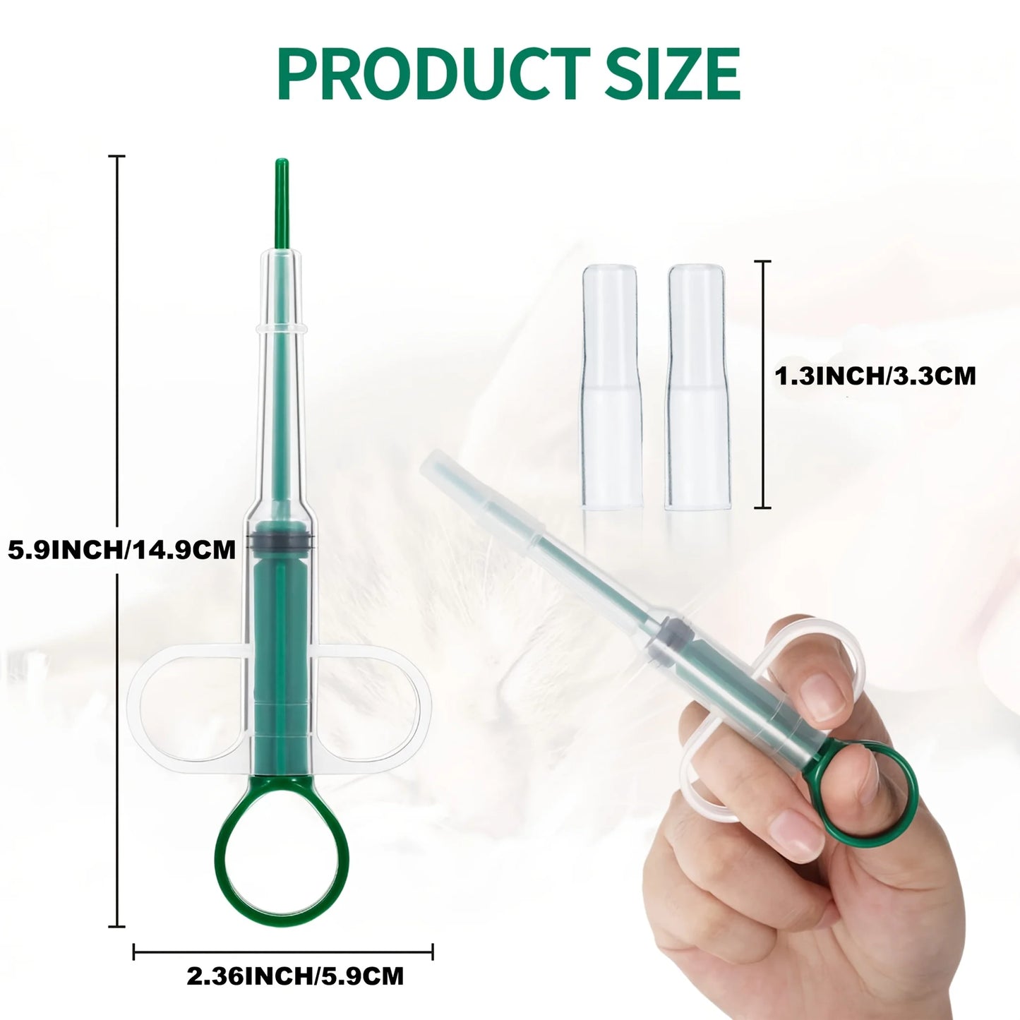 PETCLEAR Pet Medicine Dispenser Syringe Tablet Pill Gun Dog Medicine Feeder Cat Pills Shooter for Dogs And Cats