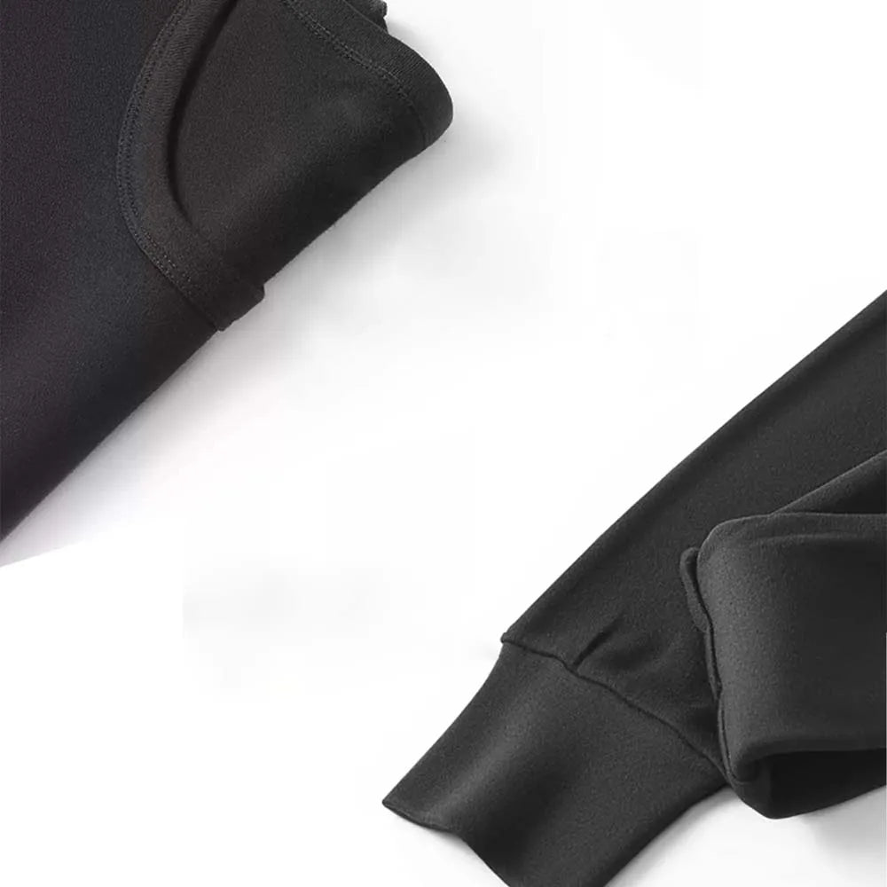 2/4Pcs Thermal clothes Cotton Thermal wear man Mock-neck ropa termica First Laye Thermal clothing for men Thermal underwear men
