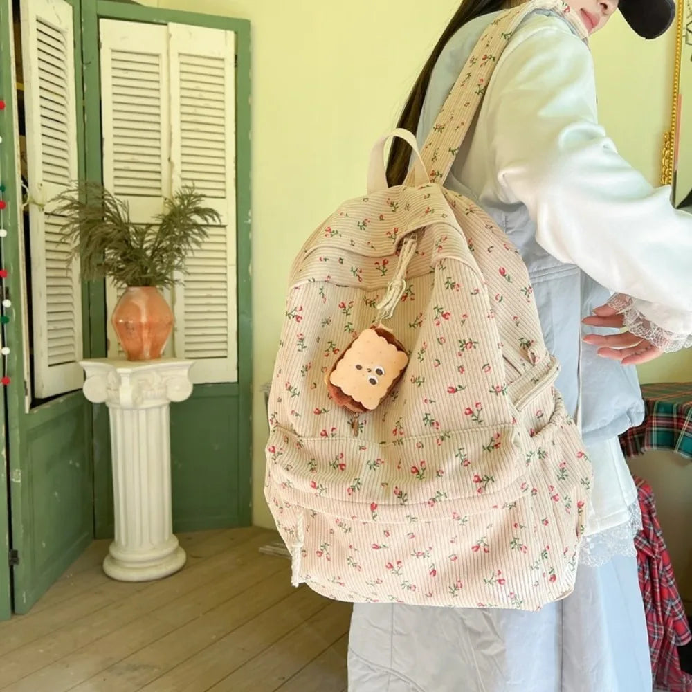 New Large Capacity Children's School Backpack Lightweight Floral School Bags Students Schoolbag Boys Girls