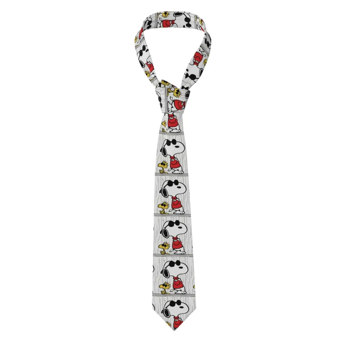 Personalized Fashion S-Snoopys Neckties Men Silk Cartoon Office Neck Tie