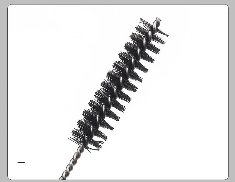 3/4/5/6/7mm lot 110mm muti-function hard hair smoking pipe brush pounchers clearing tool accessories for twisty pipe