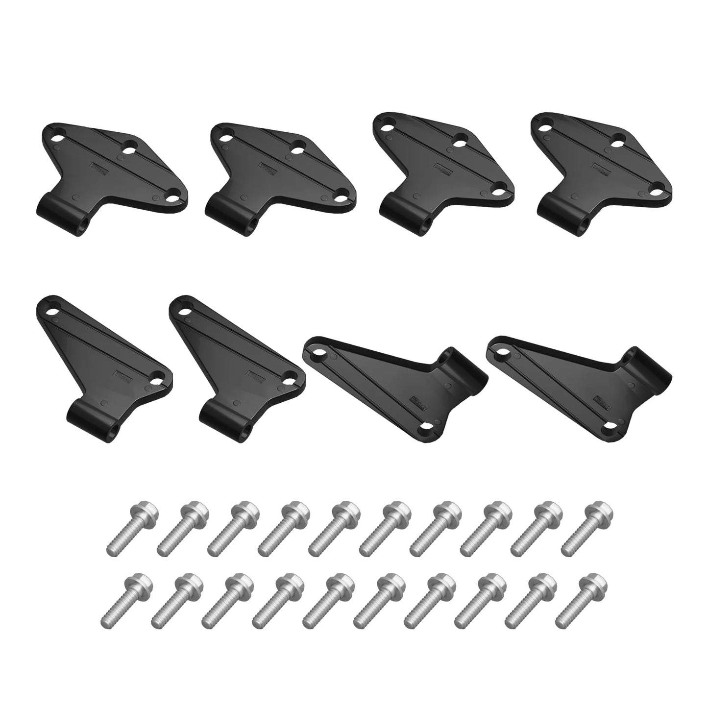 Car Interior Door Hinge Kit Bolt Parts Accessories Fit For Jeep Wrangler JK 2007-2018 4-Door Front Rear Side Hinges Replacement