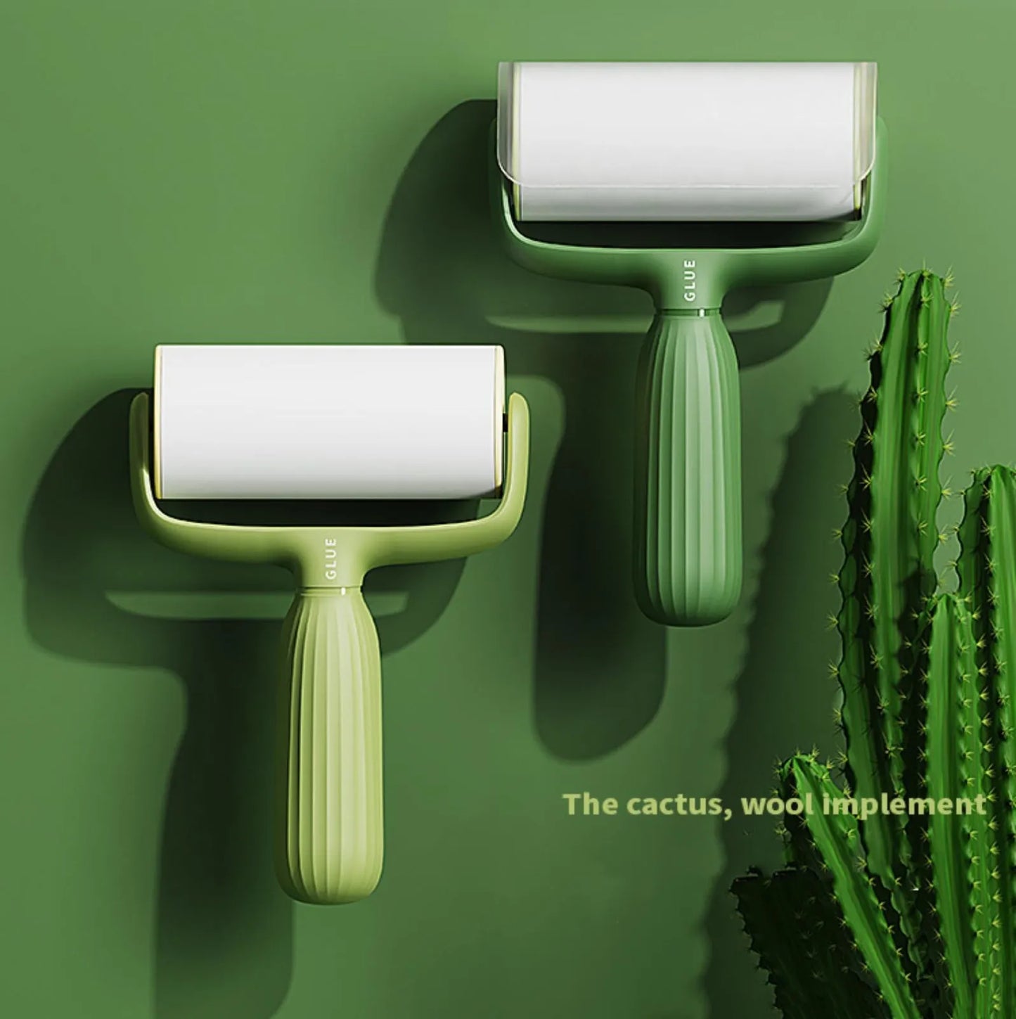 Tearable Lint Roller Sticky Roll Paper Dust Wiper Pet Hair Clothes Carpet Tousle Remover Replaceable Cleaning Brush Accessories