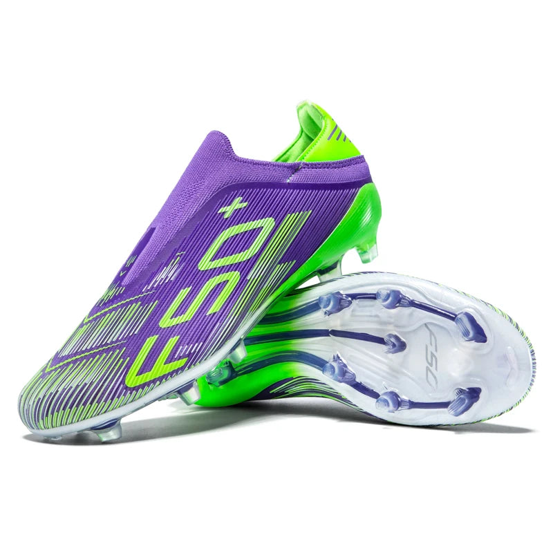 High Quality Mens Football Boots F50 Boys FG/TF Training Studded Fast Soccer Cleats Pro Non Slip Football Shoes for Man 35-45