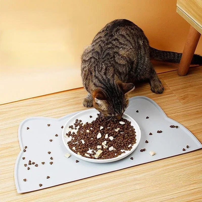 1 Pcs Anti Overflow Anti Slip Waterproof and Easy To Clean Pet Silicone Meal Mat Cat and Dog Mat Pet Meal Mat