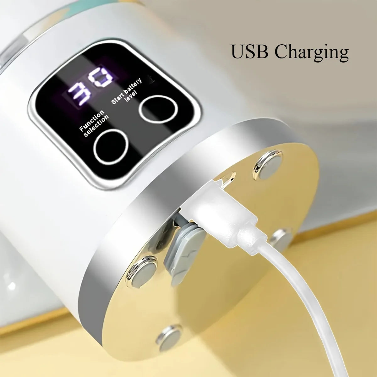 Electric Juicer Cup 12 Blades Milkshake Machine USB Portable Fruit Milk Mixing Tool Mini Fresh Juice Portable Blender For Home