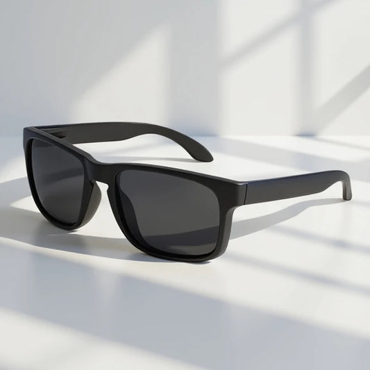 Classic Fashion Square Polarized Sunglasses Men Vintage Plastic Male Sun Glasses Women Stylish Black Outdoor Sports Shades UV400