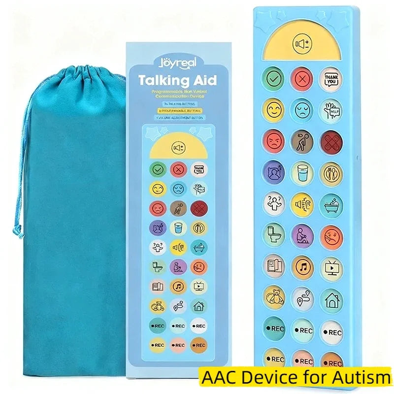 Autistic Aac Device, Nonverbalaac Communication Device For Nonverbal Autism - Portable Speech Therapy Tool With For Adults/kids