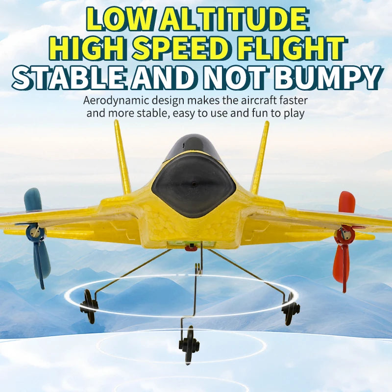 RC Plane KF803 2.4G With LED Lights RC Flying Model Glider RC Vertical Plane EPP Foam Toy Airplane Gifts For Kids