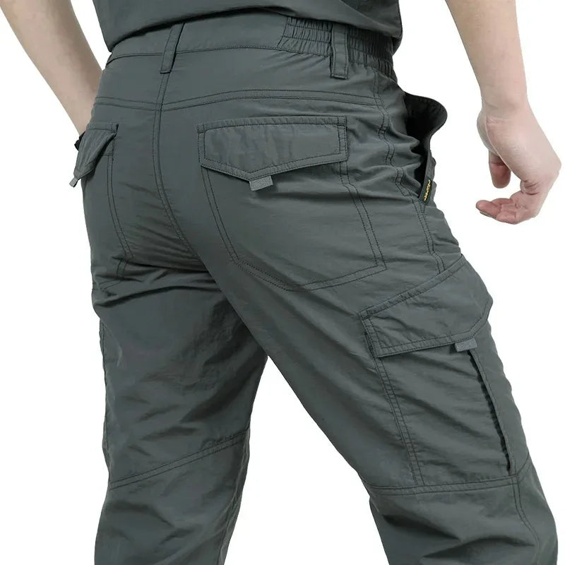 Men's Casual Fashion Trend Casual Pants Urban City Commuter Pants Military Tactical Multi-Pocket Sports Workwear Pants