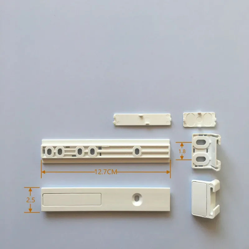 4PCS for Electrolux/Siemens/Bosch built-in Fridge door slide rail mounting kit refrigerator door sliding guide