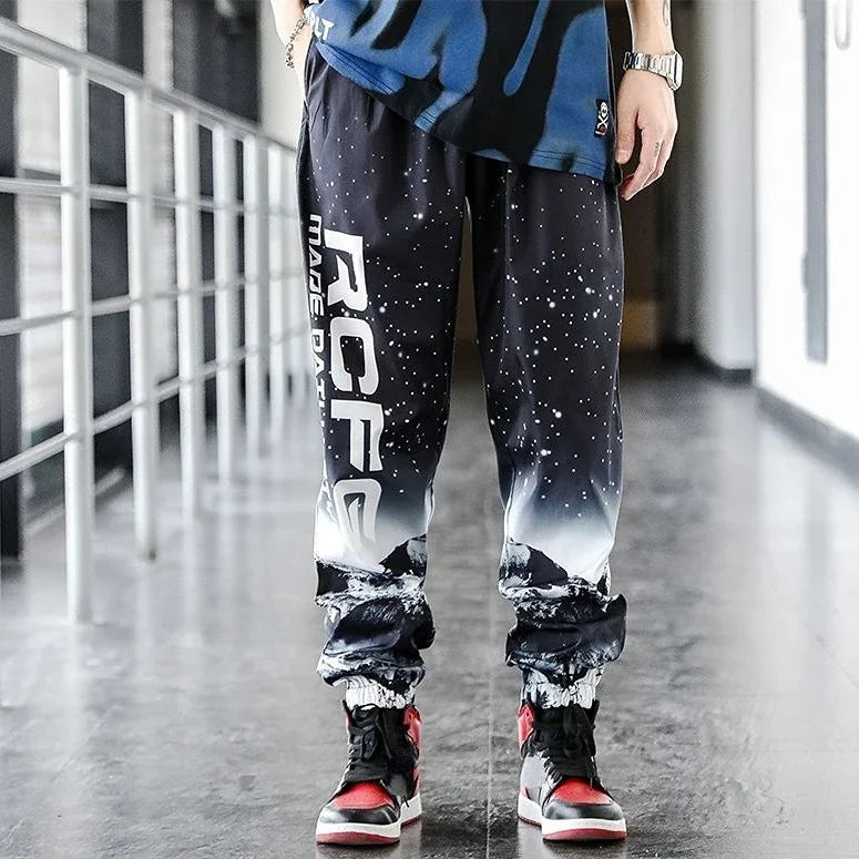 Sweatpants For Men Hip-hop Male Sweat Pants Track Trousers Training Black Athletic Sport Stylish Trend Popular New Items In Y2k