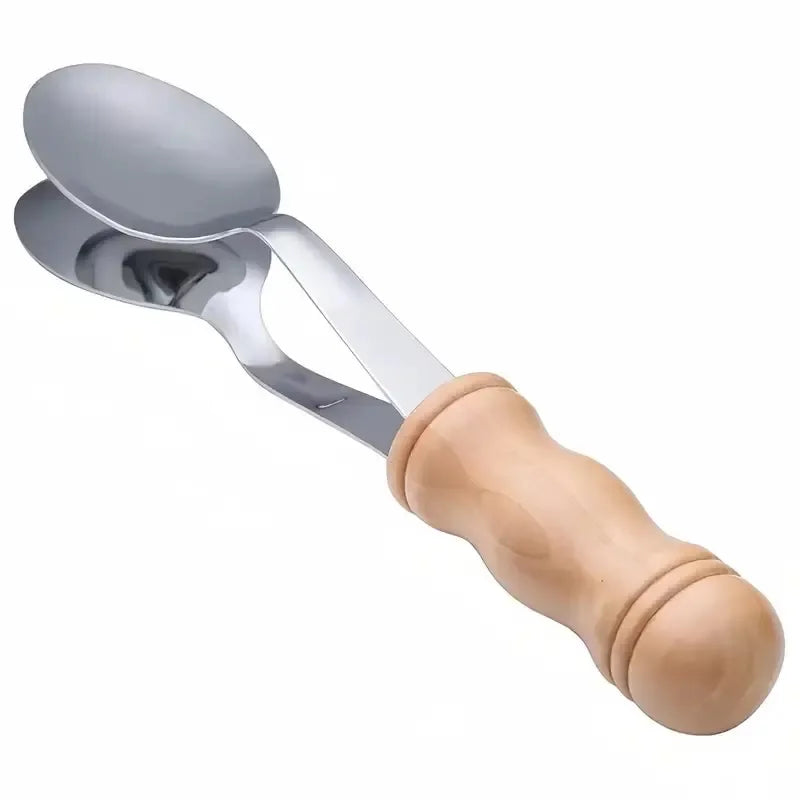 Musical Spoons Percussion Instrument with Wooden Handle Orff Instruments for Children's Music Education Classroom Teaching Tool