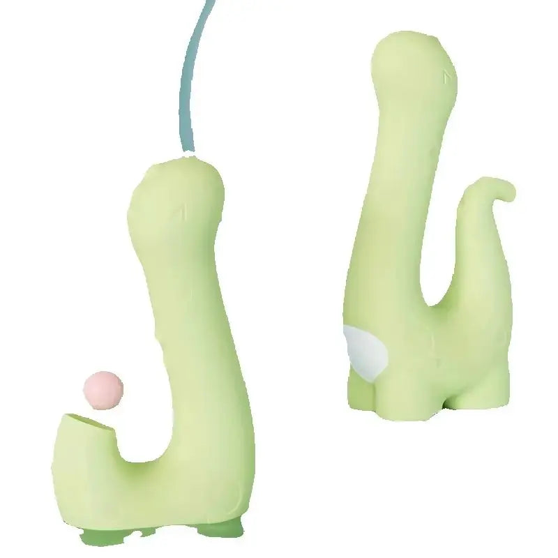 Cute little dinosaur-shaped sex toy5Frequent Sucking10Frequency vibration and heating function female masturbator massager